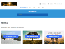 Tablet Screenshot of egliseevangeliquedegimel.ch